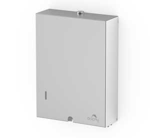 Silver Stainless Steel Paper Dispenser Manual C Fold 

